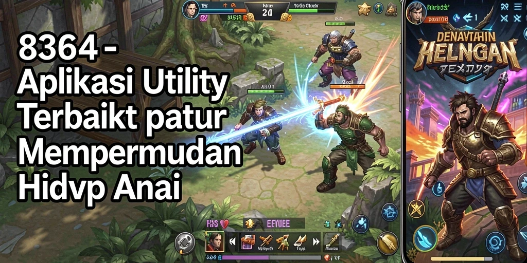 Tampilan antarmuka aplikasi Utility 8364 yang modern dan intuitif.
