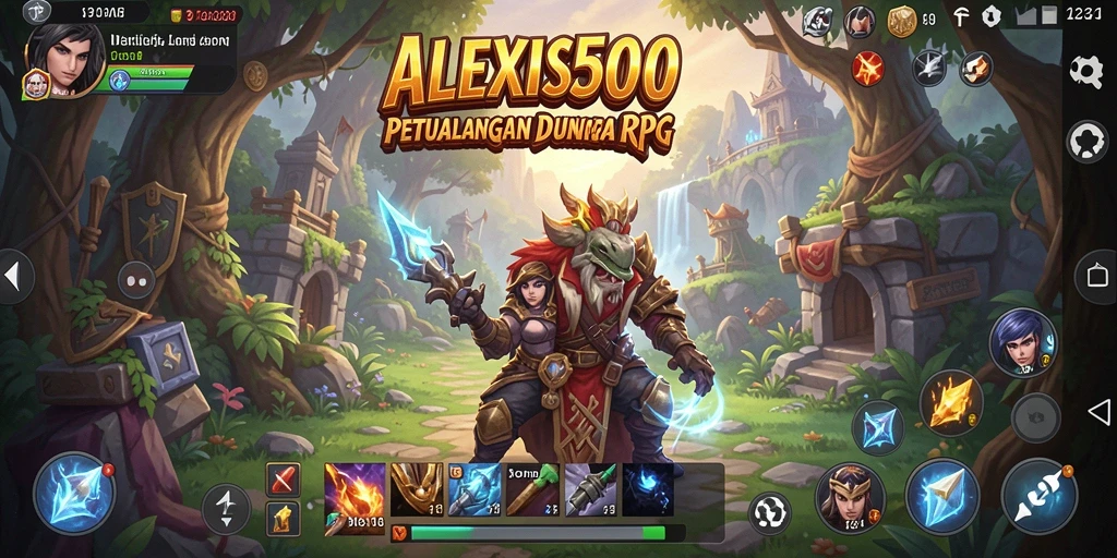Tampilan menarik dari gameplay ALEXIS500 yang penuh aksi.
