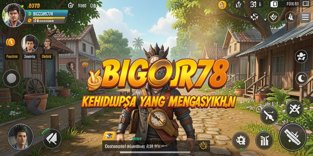 Tampilan seru gameplay <strong>BIGCOR78</strong> dengan pengalaman simulasi hidup yang mendalam.