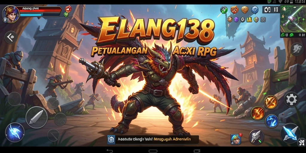 Tampilan menarik dari gameplay ARPG yang menegangkan.