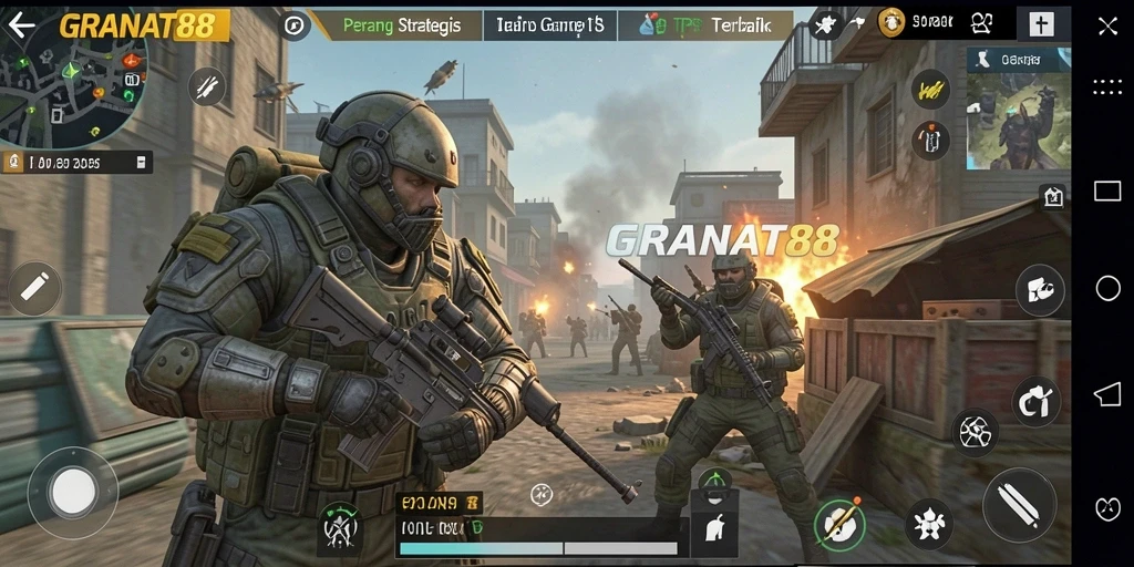 Menampilkan gameplay seru dalam pertempuran TPS yang mendebarkan.