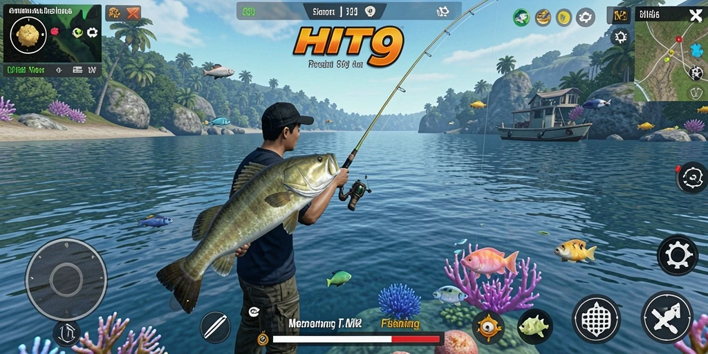 Tangkapan besar dalam gameplay HIT9 yang seru dan menantang.