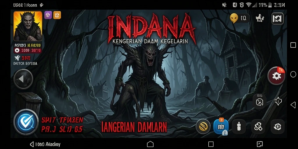 Gameplay menyeramkan INDAAA yang memicu adrenalin.