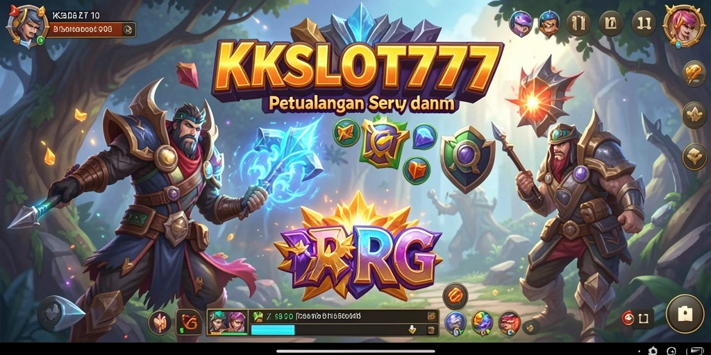 Gameplay KKSLOT777 menunjukkan pertarungan epik di dunia RPG yang menakjubkan.