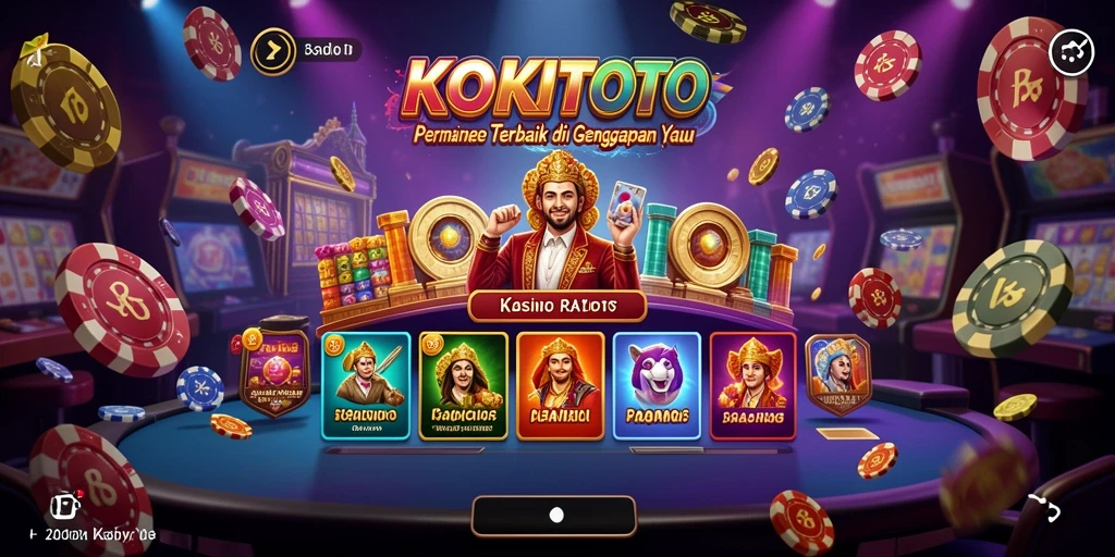 Tampilan gameplay Kasino KOKITOTO yang menarik dan interaktif.