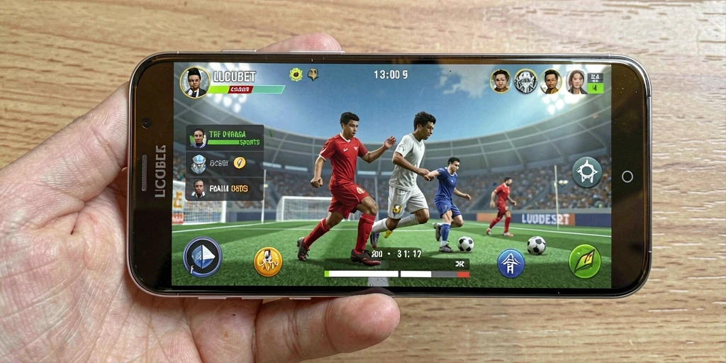 Tampilan gameplay LUCUBET yang menarik dan penuh aksi olahraga.