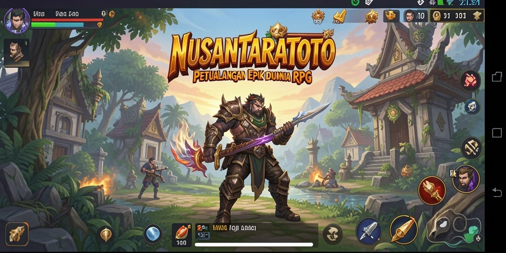 Tampilan gameplay NUSANTARATOTO yang epik dan mengasyikkan.