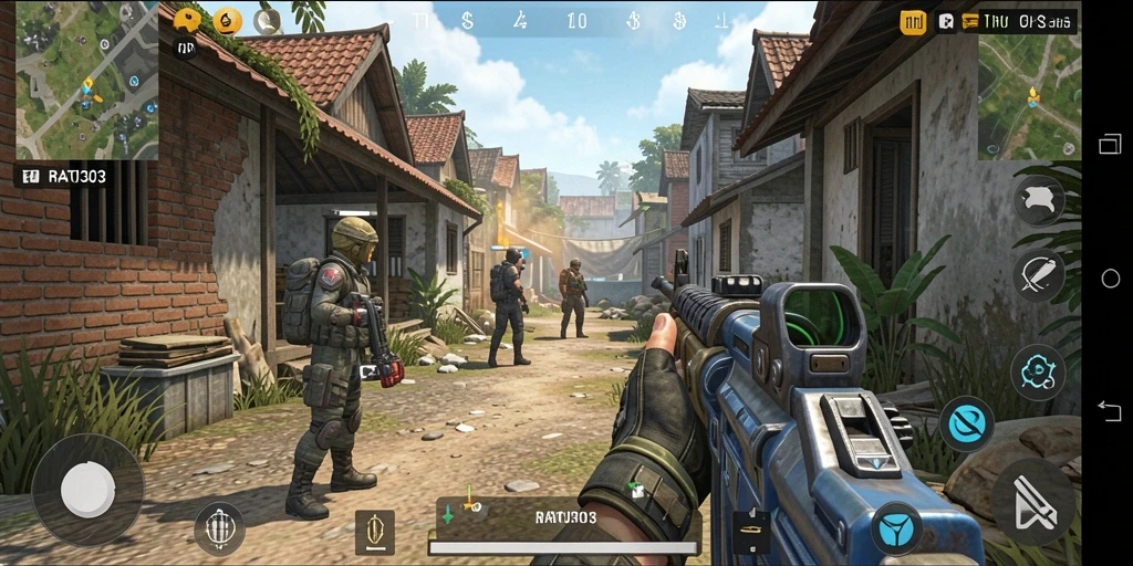Tampilan gameplay seru dari RATU303 dengan aksi menegangkan.
