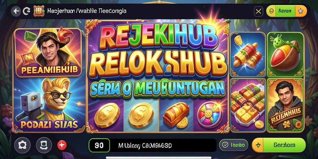 Tampilan gameplay <strong>REJEKIHUB</strong> yang mengasyikkan dan penuh warna.