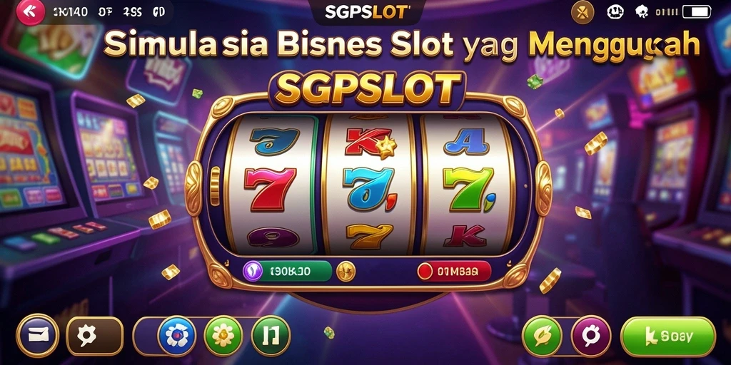 Gameplay SGPSLOT dengan mesin slot yang beragam dan grafis menarik.