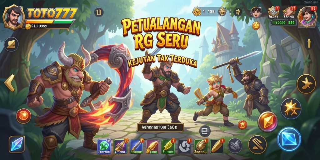 Tampilan gameplay seru dan mendalam di TOTO777.